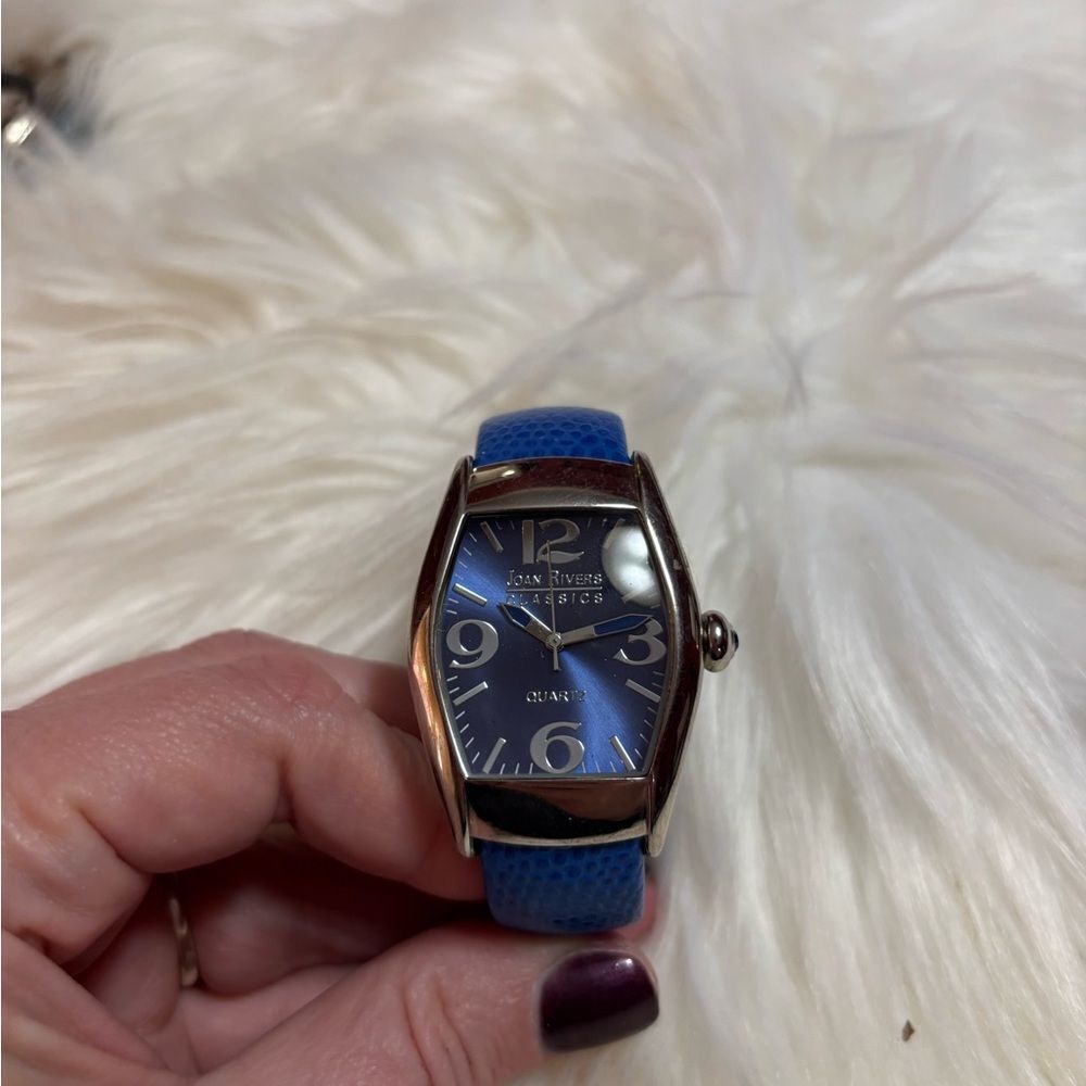 Joan Rivers Blue Quartz Watch - Picture 3 of 6